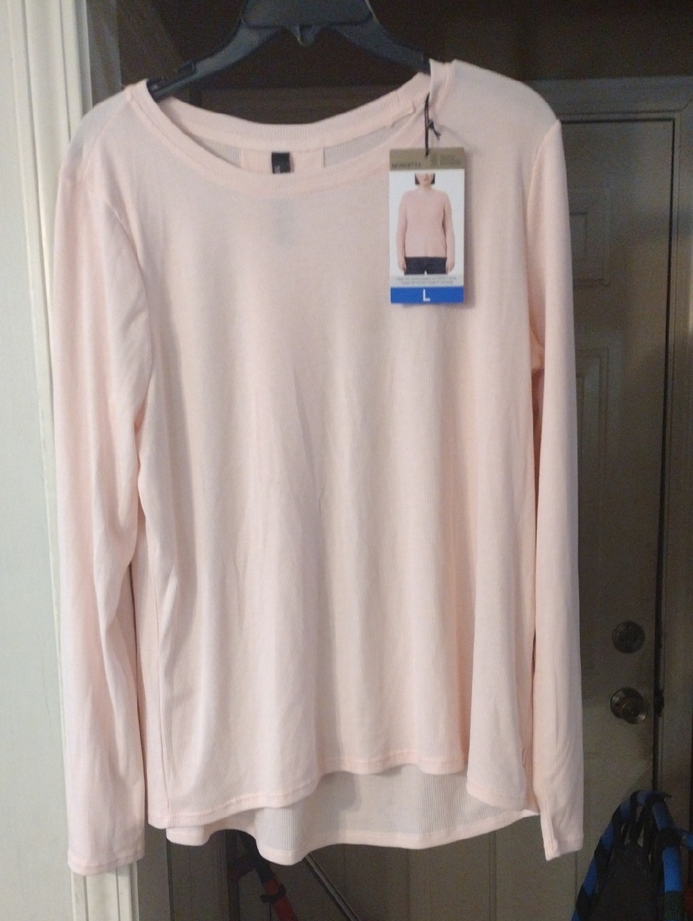 Mondetta Long Sleeve Tee - Light Pink
